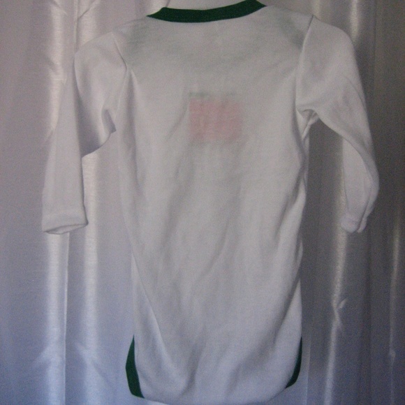 Meet me under the Mistletoe Infant Unisex One Piece Bodysuit Cotton Sz 6-12M NW - Picture 4 of 5